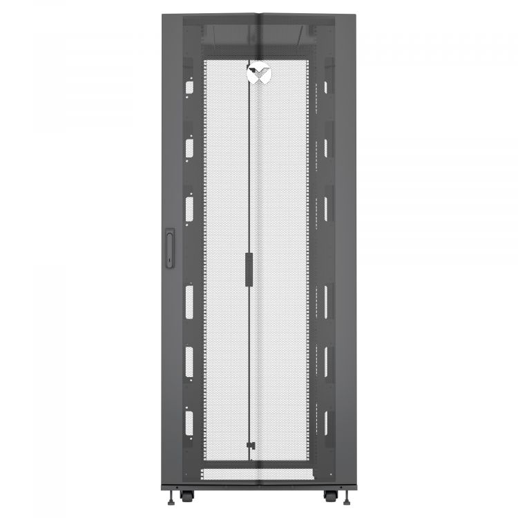 Vertiv VR3150 rack cabinet 42U Freestanding rack Black, Transparent