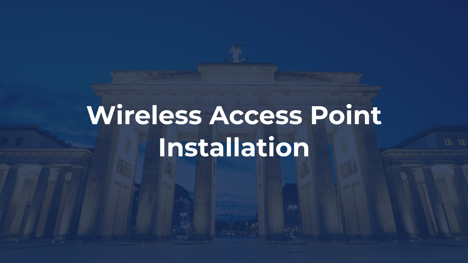 Case Study: Wireless Access Point Installation