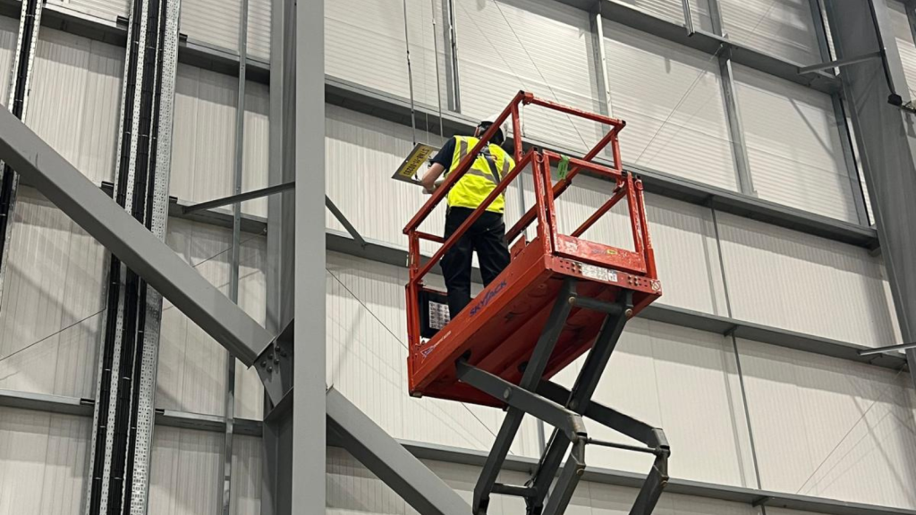 Warehouse Wi-Fi Installation Image