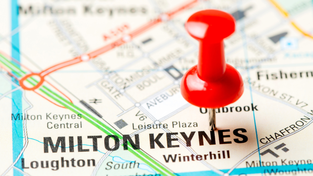 Milton Keynes map