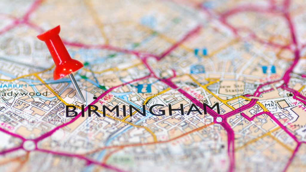 Birmingham map