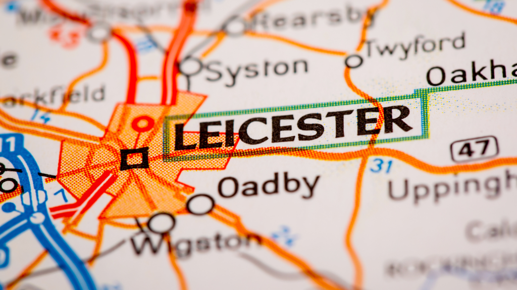 Leicester map