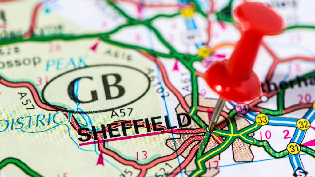 Sheffield map
