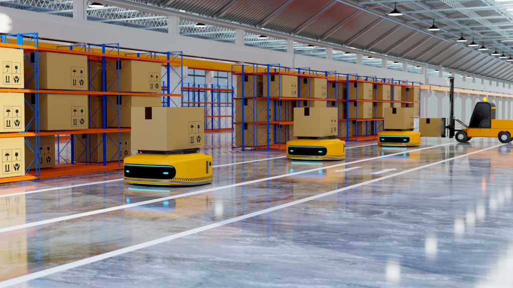 Warehouse AGVs image