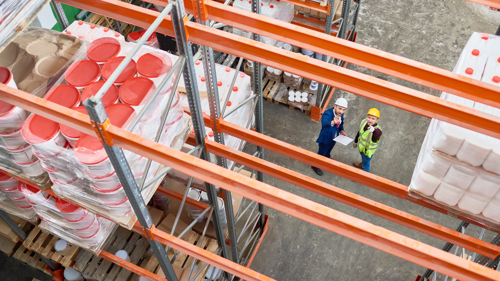 Warehouse racking image