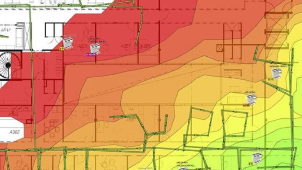 Wi-Fi heat map image