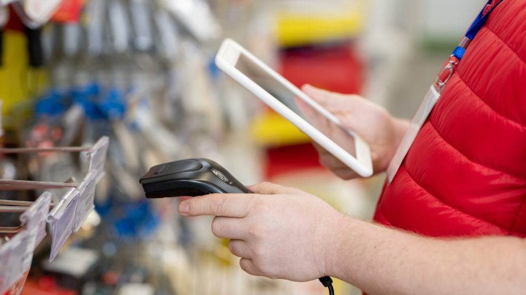 Retail store handheld device image