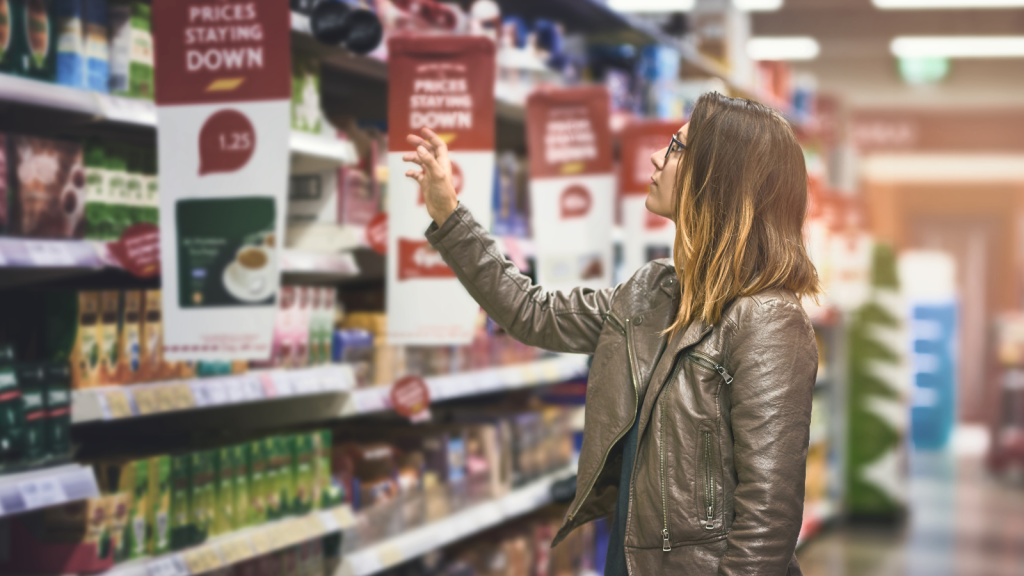 Retail promotional display image