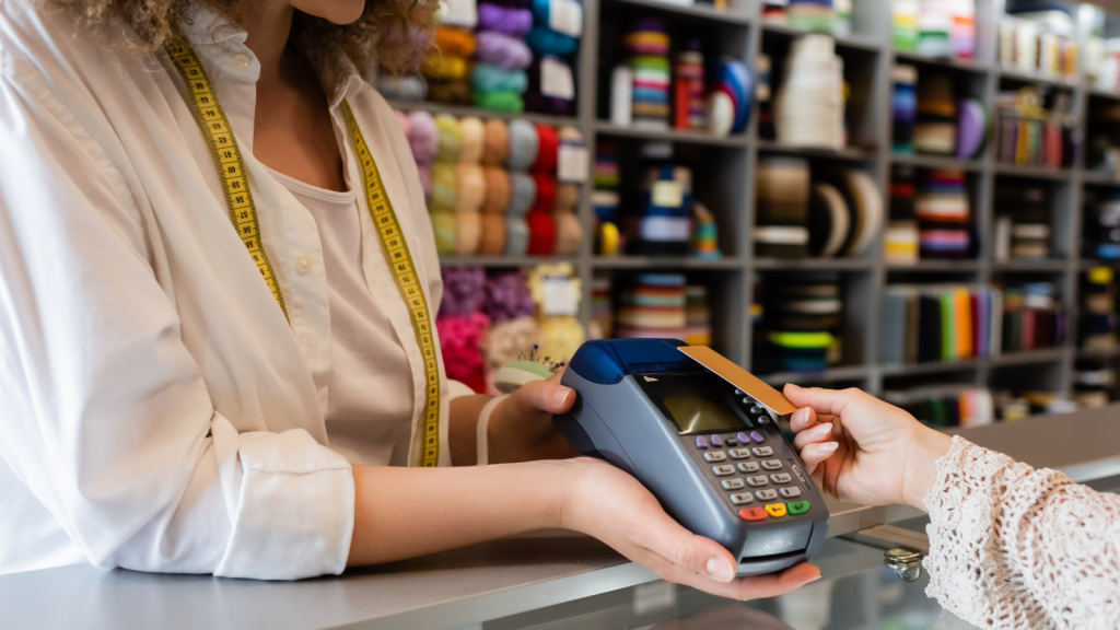 Retail card payment machine image