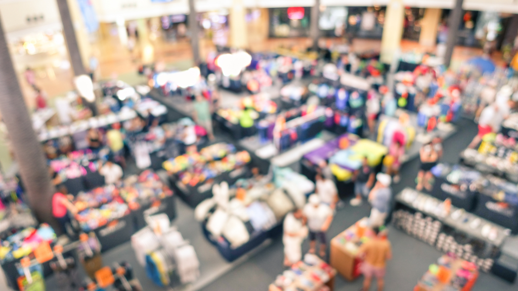 Crowded shop image