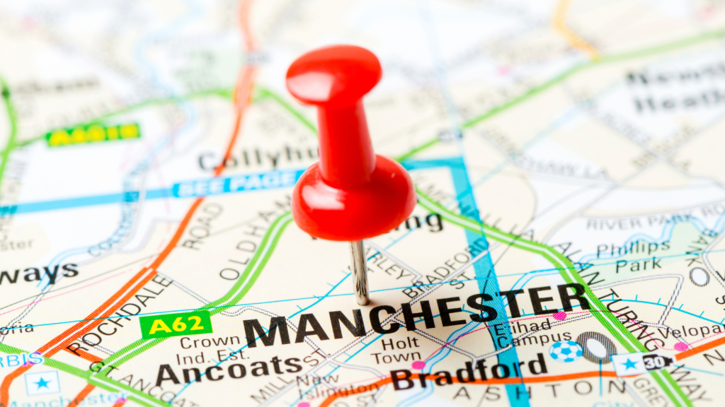 Manchester map