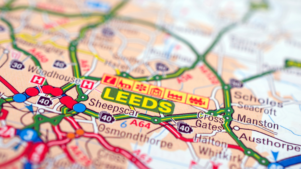 Leeds map