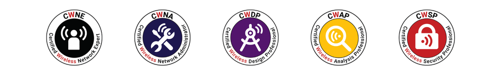 Warehouse Wi-Fi accreditation logos