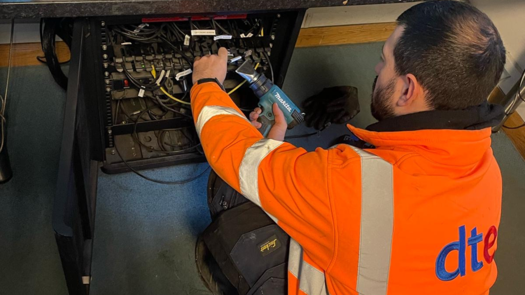 Office electrical installation image