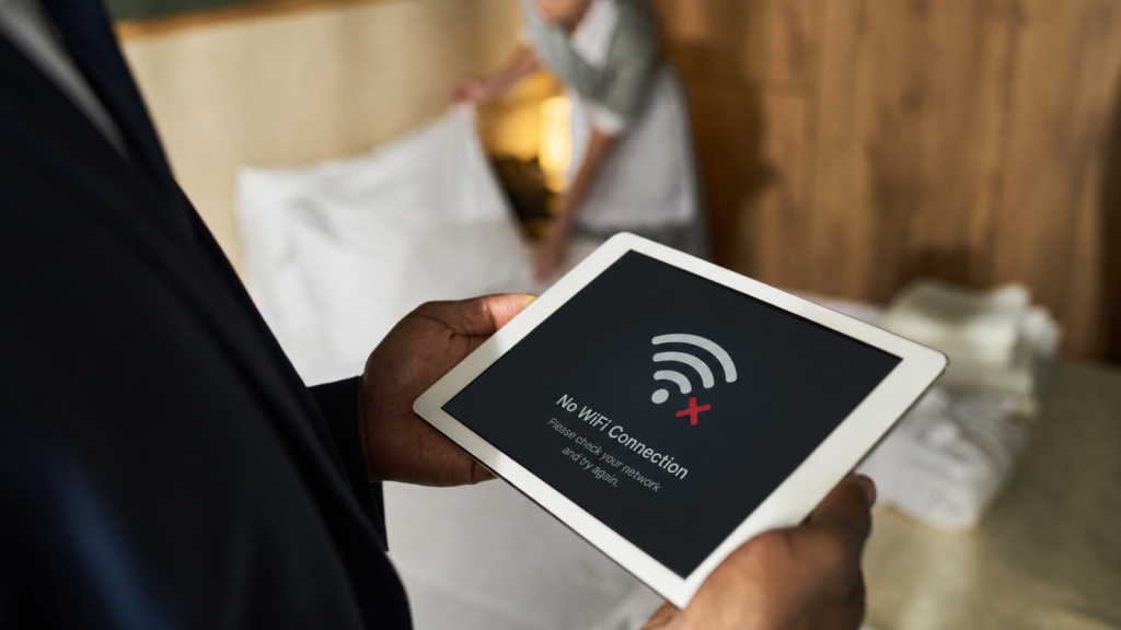 Hotel Wi-Fi connection