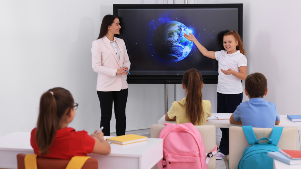 Classroom interactive display