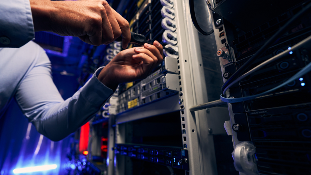 Server rack installation