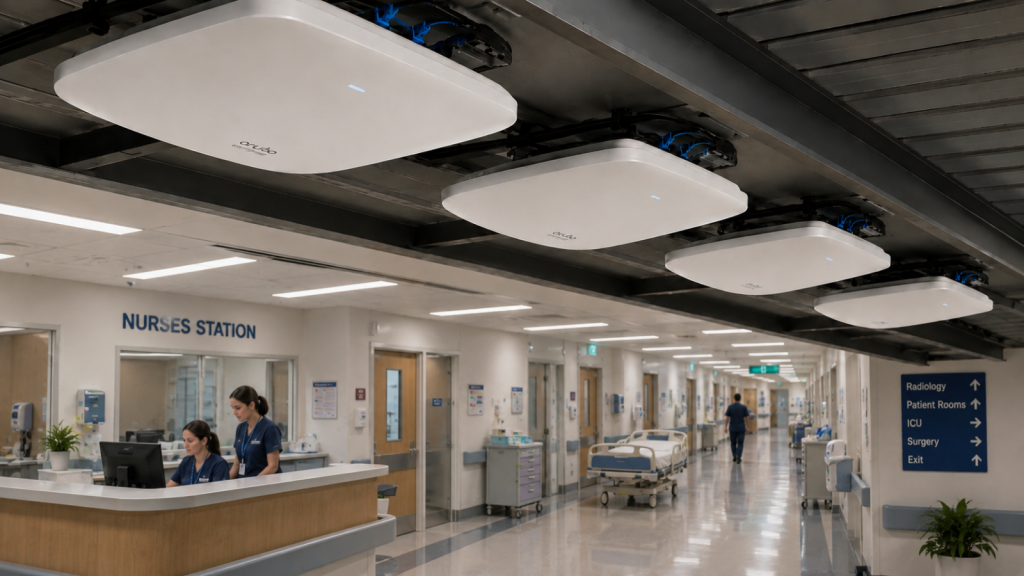 Hospital wireless installation