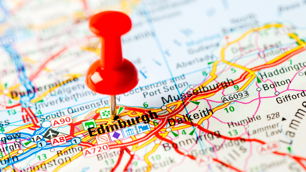 Edinburgh map