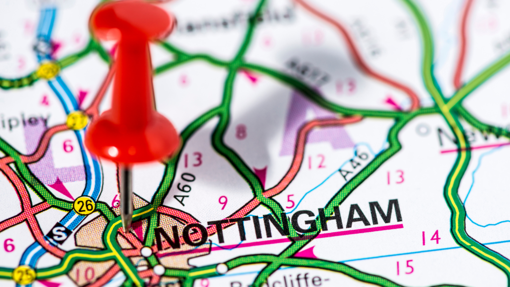 Nottingham map