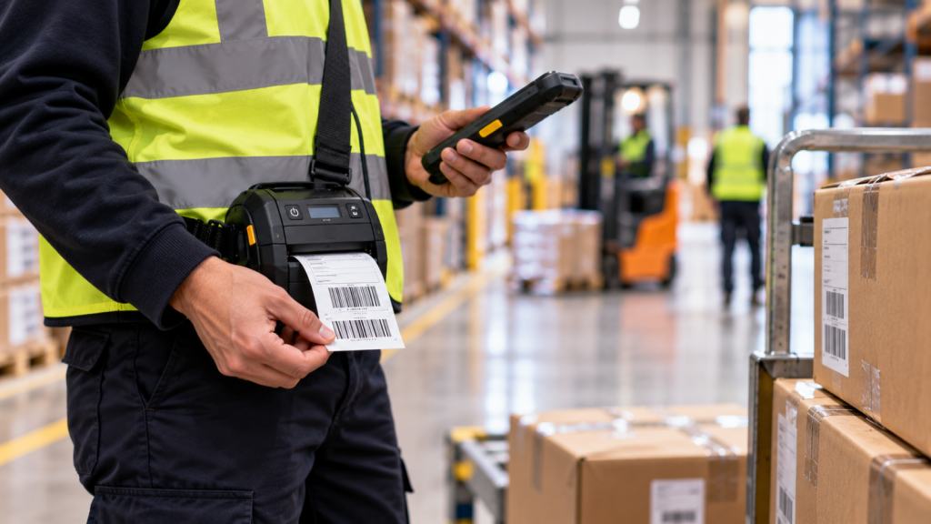 Mobile label printer