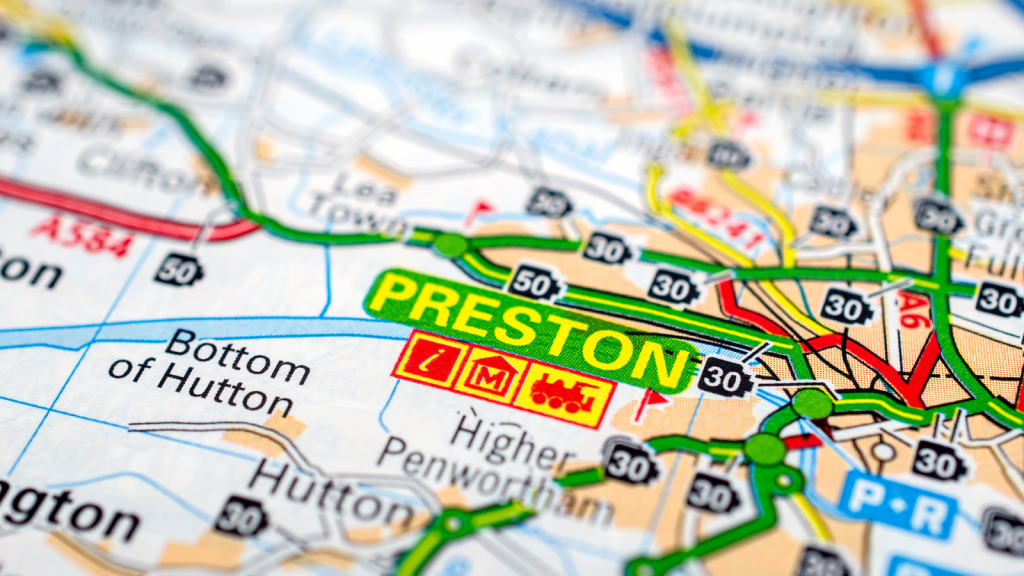 Preston map