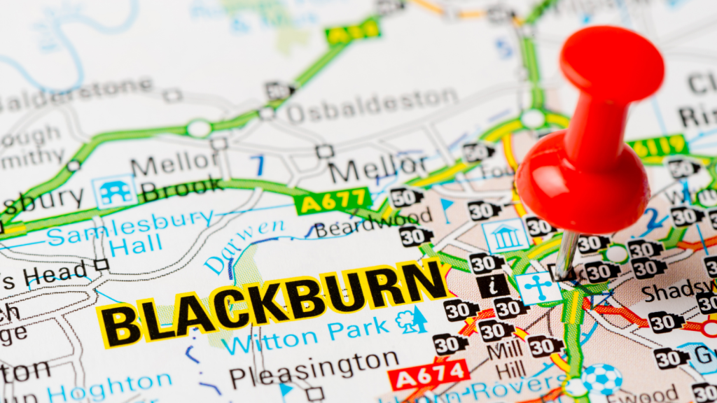 Blackburn map