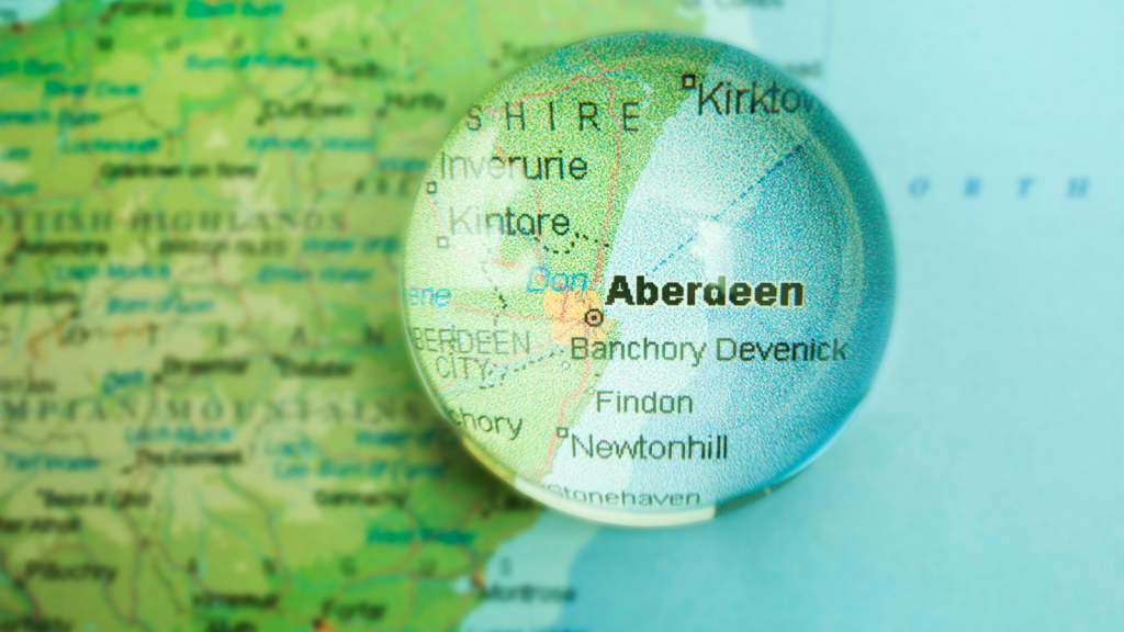 Aberdeen map