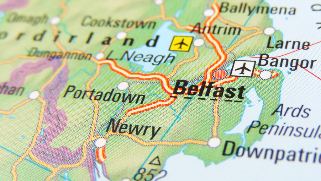 Belfast map