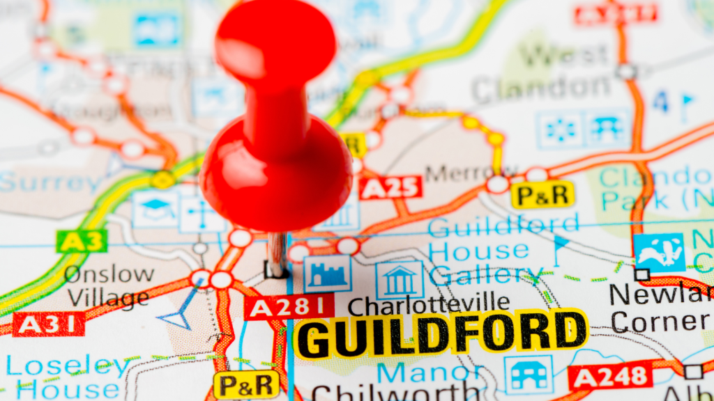 Guildford map