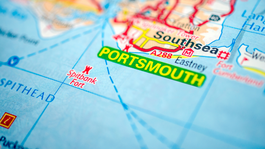 Portsmouth map