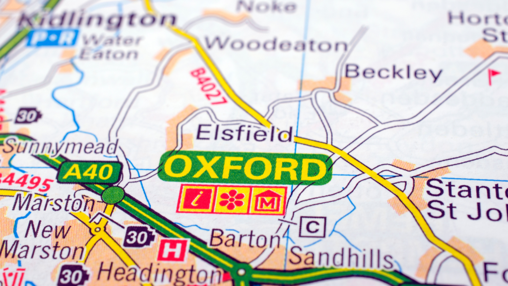 Oxford map