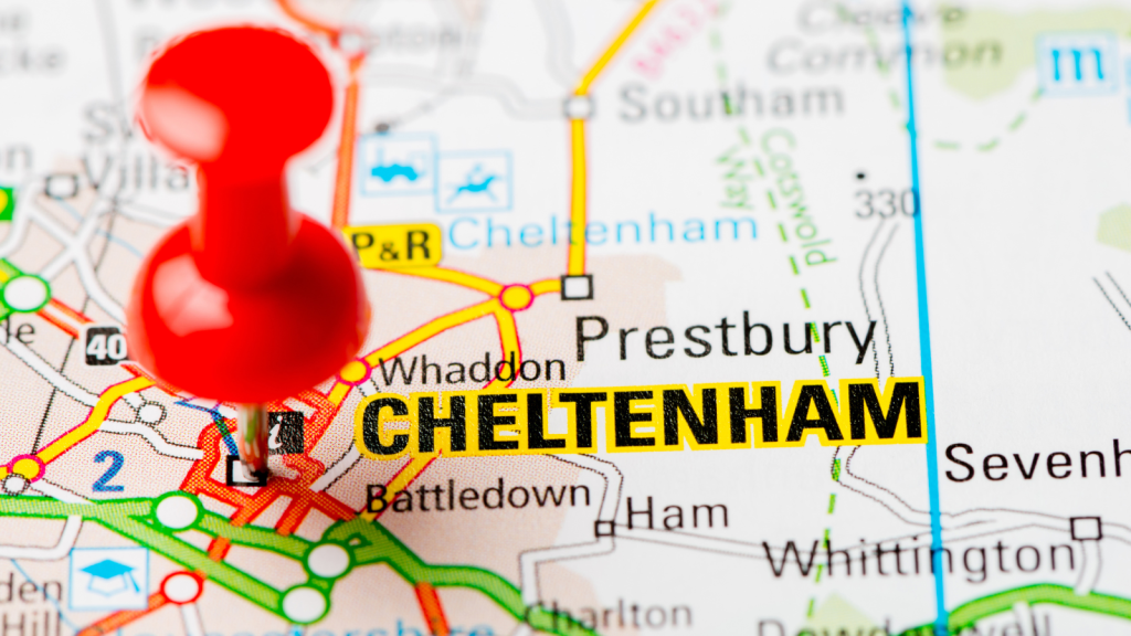 Cheltenham map