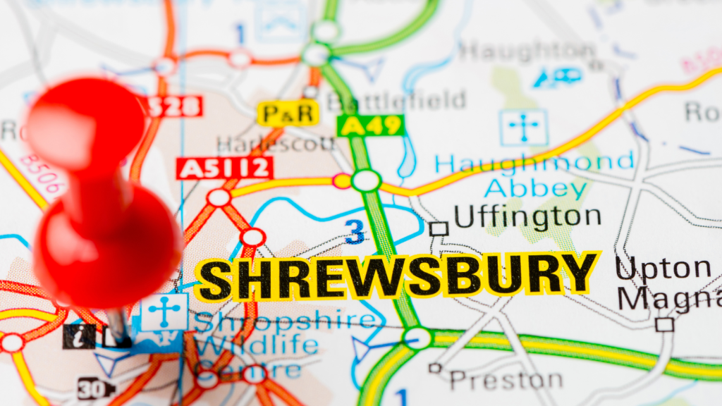 Shrewsbury map