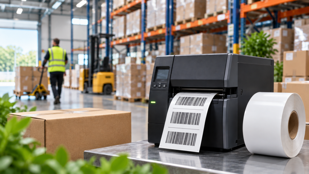 Industrial label printer