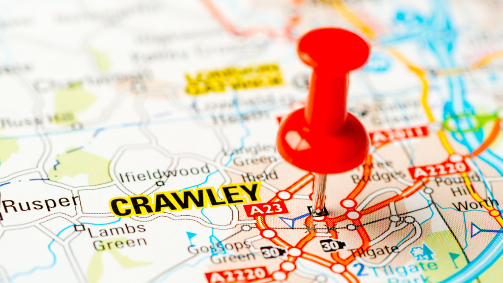 Crawley map
